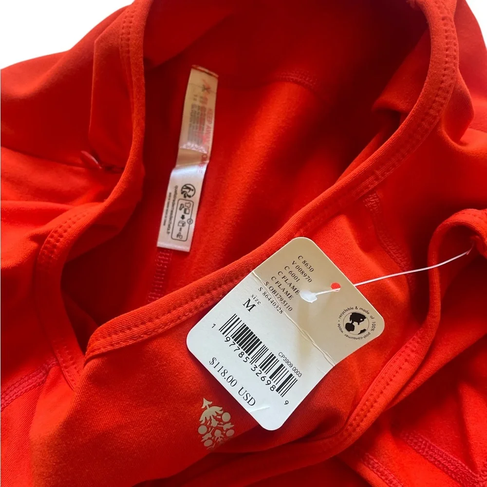 Free People Movement Good Karma
Onesie,leggings,Size M,
Flame colored Orange,NWT - Picture 9 of 12